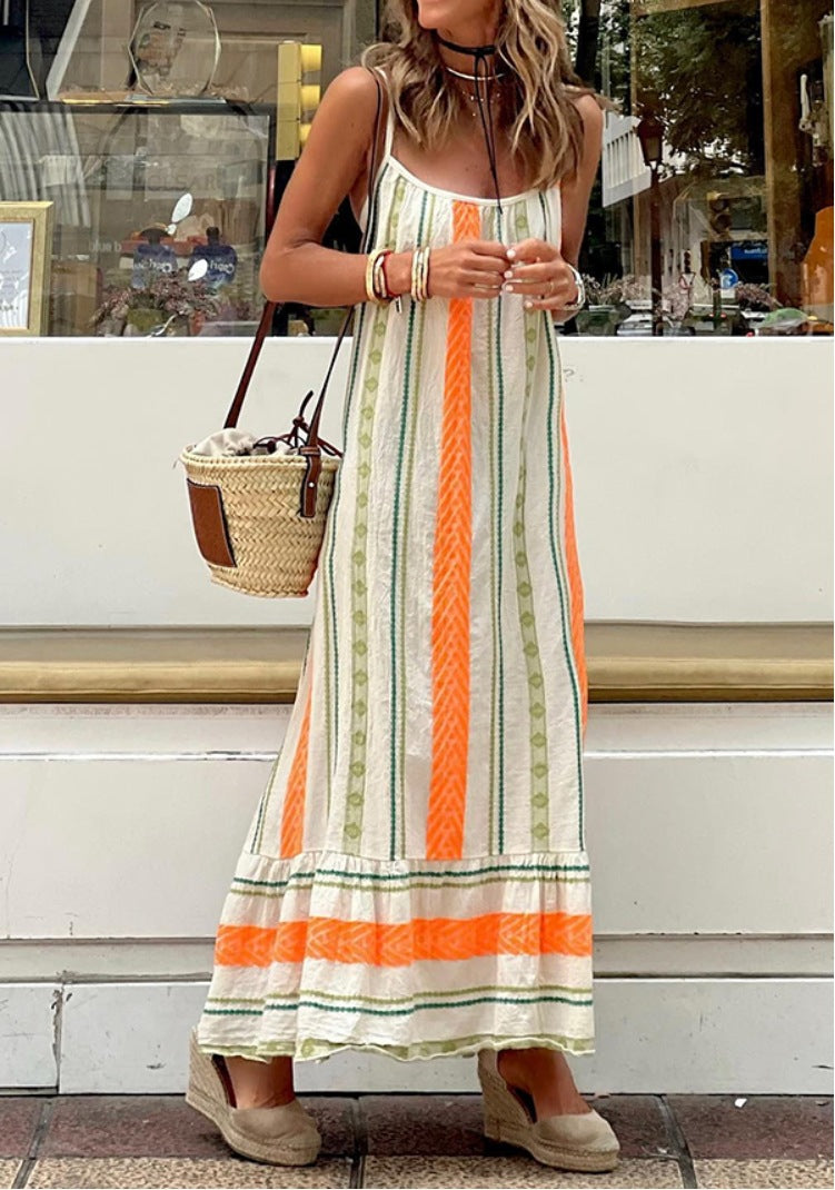 Luna - Bohemian Print Loose Summer Dress for Women