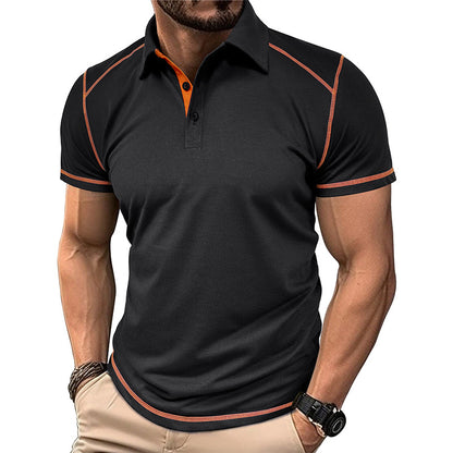 Jacky - Men's Summer Colorblock Polo Shirt