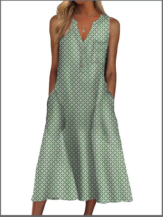Jenny - Summer Striped Dress with Pockets