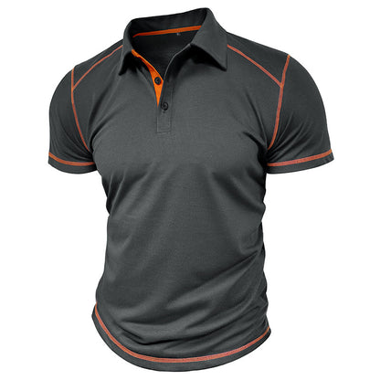 Jacky - Men's Summer Colorblock Polo Shirt