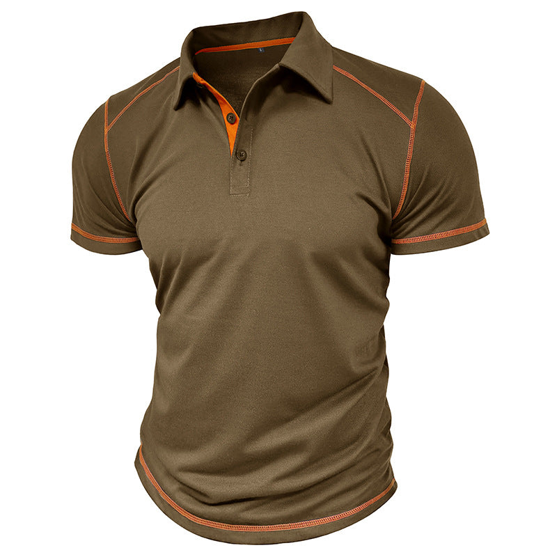 Jacky - Men's Summer Colorblock Polo Shirt