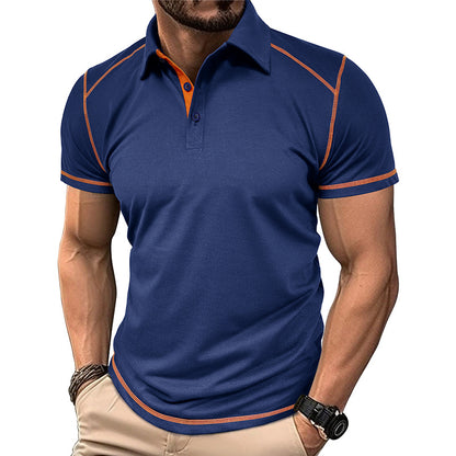 Jacky - Men's Summer Colorblock Polo Shirt