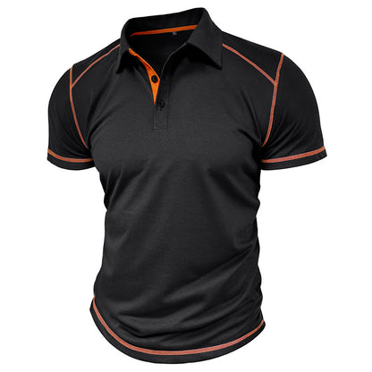 Jacky - Men's Summer Colorblock Polo Shirt
