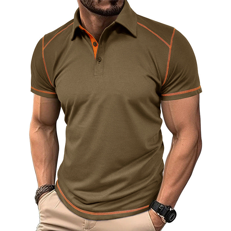 Jacky - Men's Summer Colorblock Polo Shirt