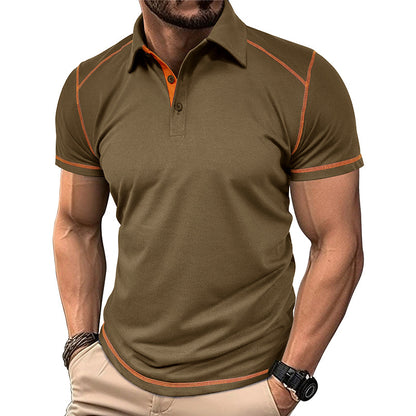 Jacky - Men's Summer Colorblock Polo Shirt