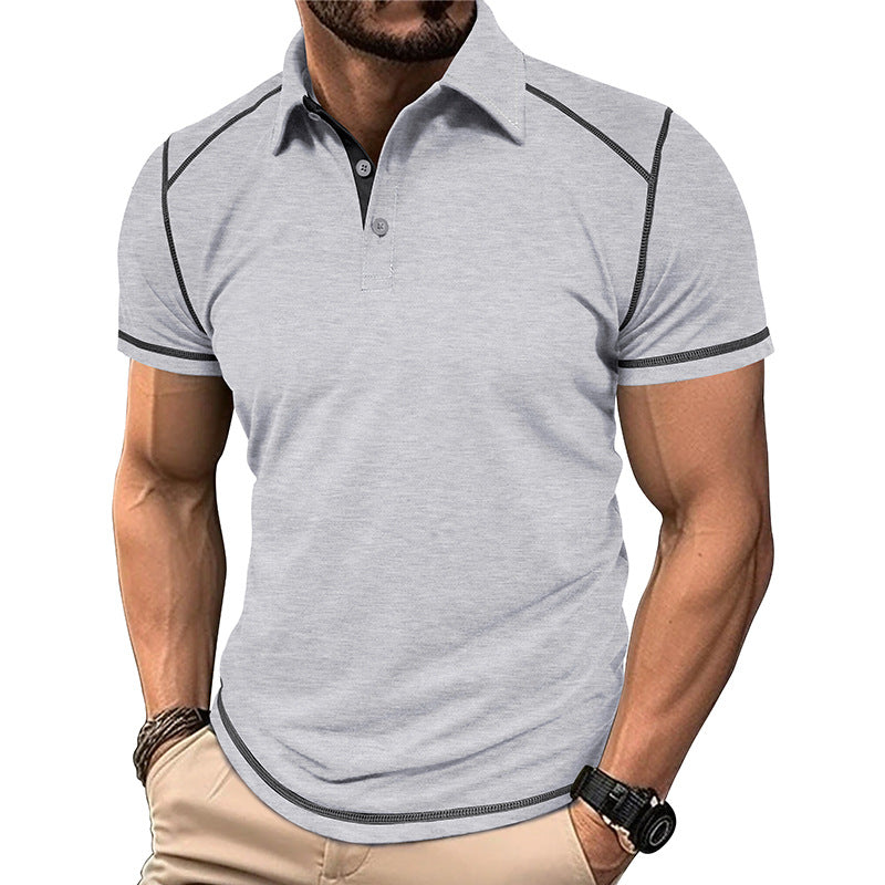 Jacky - Men's Summer Colorblock Polo Shirt