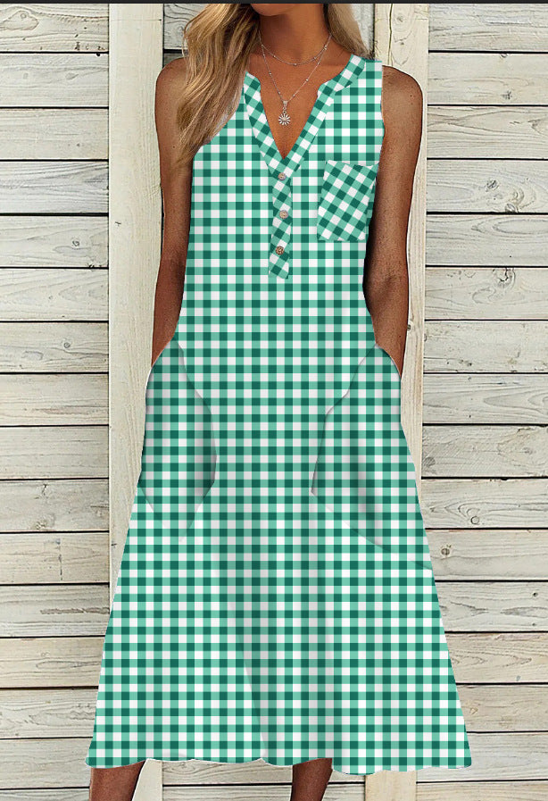 Jenny - Summer Striped Dress with Pockets