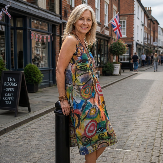 Noah - Women's Summer Dress with Floral Print