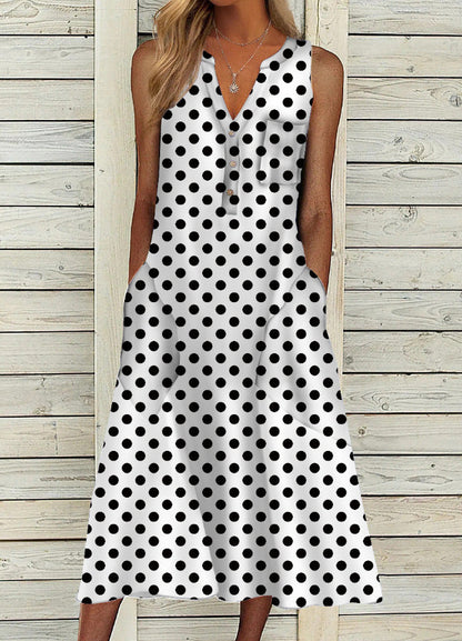 Jenny - Summer Striped Dress with Pockets